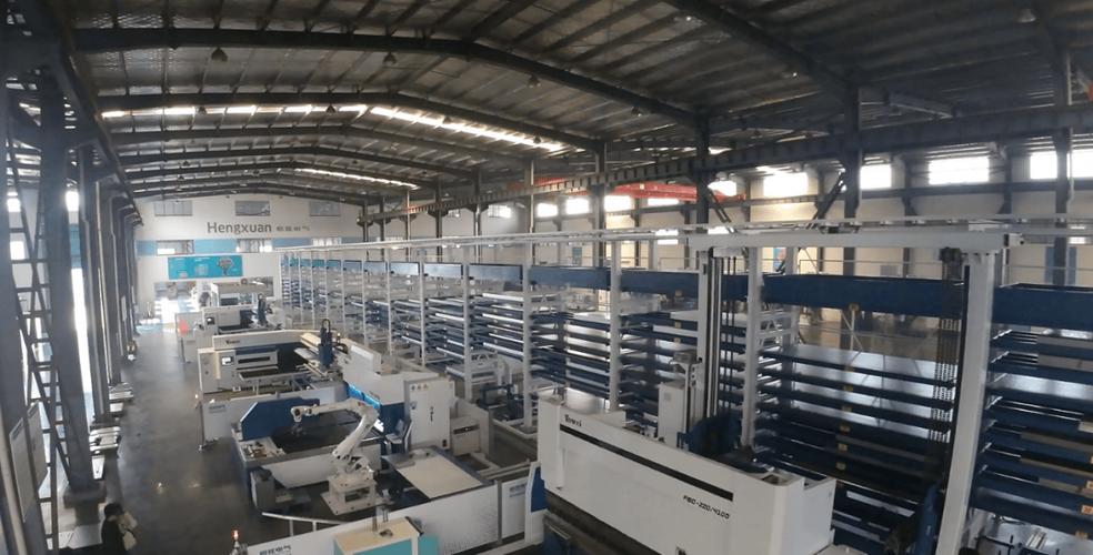 揚州安特自動化為恒炫電氣提供自動化多列庫鈑金加工全套解決方案
